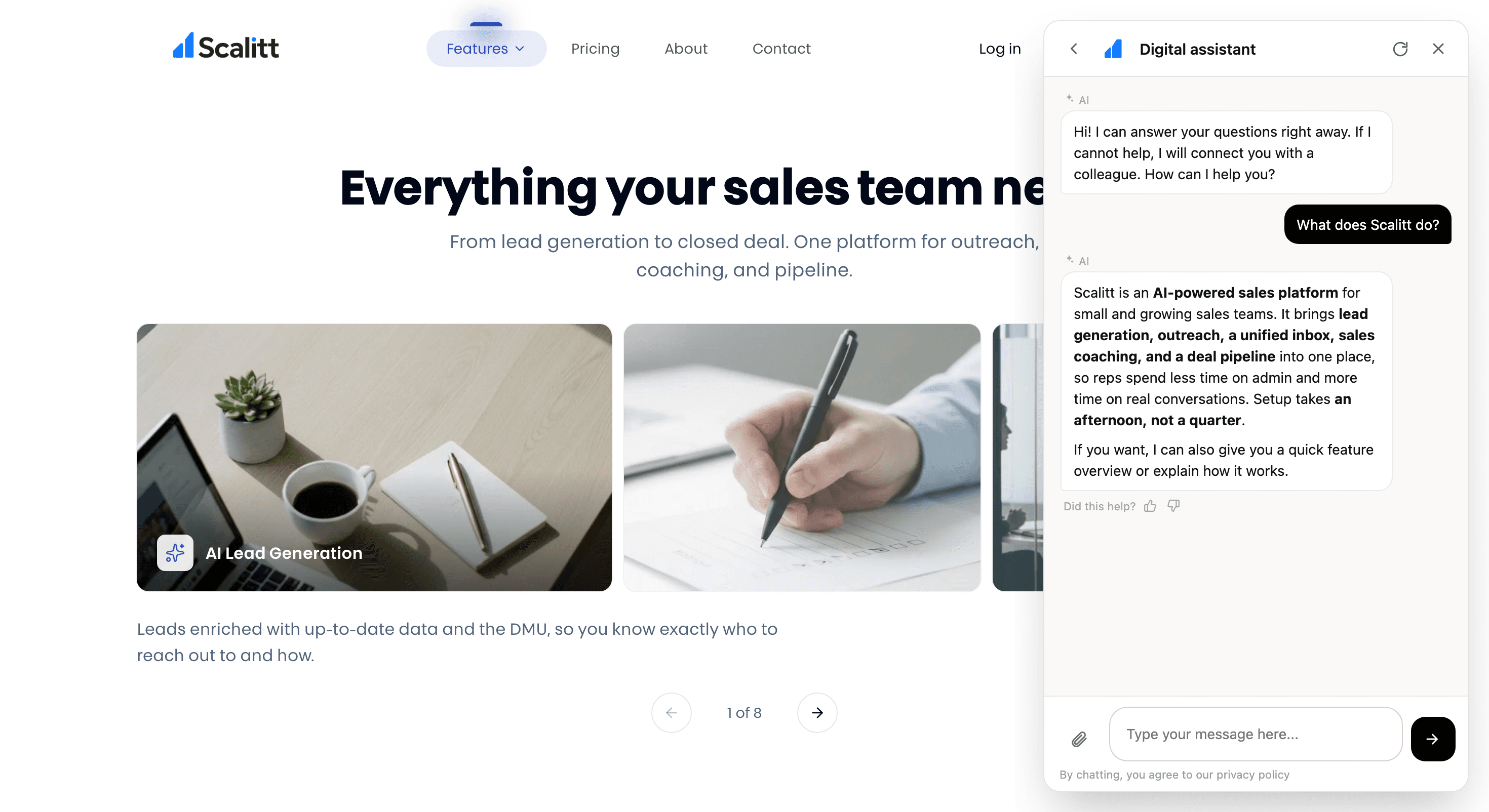 Website Assistant & Meetings